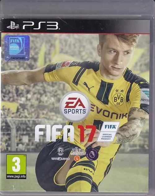 FIFA 17 - PS3 - Uden Manual (B Grade) (Genbrug)